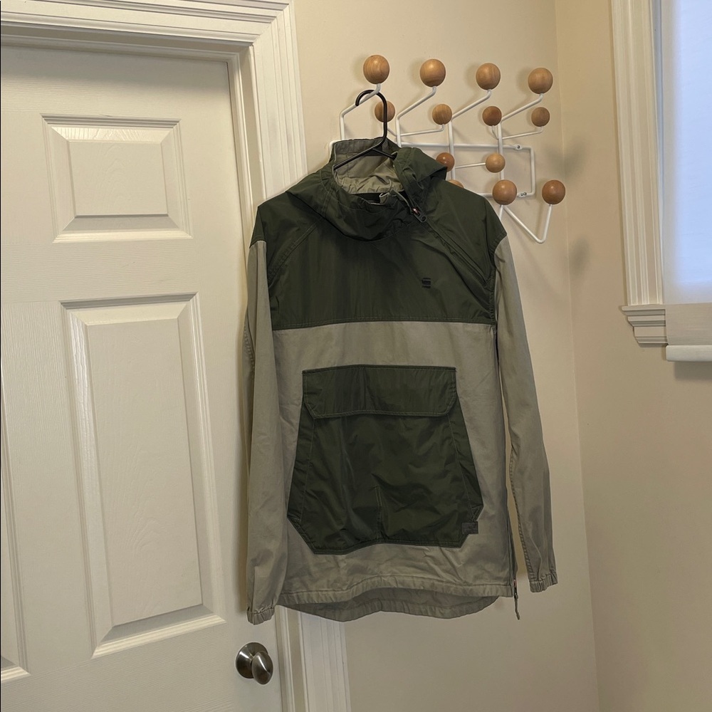 G-Star Raw - Classic Pullover Utility Jacket - Green / Biege - M